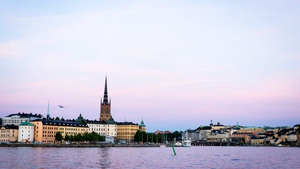 Evening walk around Stockholm